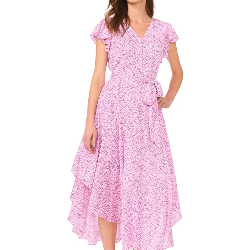 Vince Camuto Violet Blush High Low Dress
